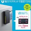 「サンワサプライ ギガビット対応 スイッチングハブ(16ポート・マグネット付き) LAN-GIGAP1602BK 1個」の商品サムネイル画像7枚目