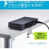 「サンワサプライ ギガビット対応 スイッチングハブ(16ポート・マグネット付き) LAN-GIGAP1602BK 1個」の商品サムネイル画像8枚目