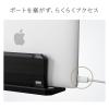 「サンワサプライ ノートパソコン用アクリルスタンド(縦置きタイプ) PDA-STN32BKN 1台」の商品サムネイル画像3枚目