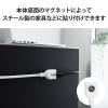「エレコム 延長タップ/マグネットタイプ/ホコリ防止シャッター付/5.0m/ホワイト T-X01M-2150WH 1個」の商品サムネイル画像6枚目