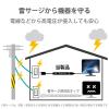 「エレコム 回転機能タップ/6個口(内3ピン1)/1m/ブラック T-KF01-2610BK 1個」の商品サムネイル画像8枚目