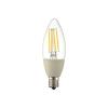「オーム電機 LED電球 フィラメント シャンデリア形 E17 40W相当 クリア 電球色 全方向 LDC4L-E17 C6 1個」の商品サムネイル画像2枚目