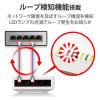 「エレコム Giga対応スイッチングHub/5ポート/磁石付き/プラスチック筐体/電源外付モデル/ホワイト EHC-G05PA4-JW 1個」の商品サムネイル画像5枚目