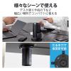 「エレコム タワー型タップ/ホコリ防止シャッター付/雷ガード/固定可能/AC差込12口/2m/ブラック TT-03-1220BK 1個」の商品サムネイル画像4枚目