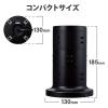 「エレコム タワー型タップ/ホコリ防止シャッター付/雷ガード/固定可能/AC差込12口/2m/ブラック TT-03-1220BK 1個」の商品サムネイル画像7枚目