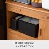 「フタ付きストックケース 米びつ（インナーセット）10kg ブラック LBK-50_Bk 1個 日本製 計量カップ付き ライクイット」の商品サムネイル画像7枚目