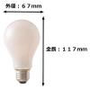 「東京メタル工業 LEDフィラメント型・調光タイプ LDA11LWGD100WTM 1個」の商品サムネイル画像2枚目