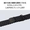 「エレコム Apple Watch 49/45/44/42mm/バンド/ソフトレザー/マグネット/ブラック AW-45BDLMAGBK 1個」の商品サムネイル画像6枚目