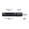 「サンワサプライ USB 5Gbps カードリーダー ADR-5MSD1BK 1個」の商品サムネイル画像5枚目