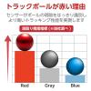 「エレコム トラックボール用交換ボール/直径25mm/レッド M-B25RD 1個」の商品サムネイル画像5枚目
