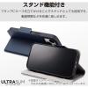 「エレコム Google Pixel 8a/レザーケース/手帳型/UltraSlim/薄型/磁石付き/ネイビー PM-P241PLFUNV 1個」の商品サムネイル画像4枚目