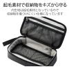 「エレコム カジュアルガジェットポーチ/大容量/ブラック BMA-F01XBK 1個」の商品サムネイル画像5枚目