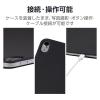 「エレコム 13インチiPad Air(M2)ソフトレザーケース/超薄型/マグネット装着/スリープ対応/ブラック TBWA24XWVPF2BK 1個」の商品サムネイル画像8枚目