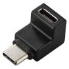 「エレコム USB Type-Cアダプタ/L字/縦向き/ブラック MPA-CFCMLAD02BK 1個」の商品サムネイル画像2枚目