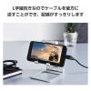 「エレコム USB Type-Cアダプタ/L字/縦向き/ブラック MPA-CFCMLAD02BK 1個」の商品サムネイル画像5枚目