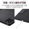 「エレコム Lenovo Tab K11/ フラップケース/手帳型/タッチペン収納対応/ブラック TB-LK11PLFPBK 1個」の商品サムネイル画像7枚目