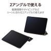 「11インチiPad Pro(M4)フラップケース/背面クリア/ソフトレザー/2アングル/スリープ対応/グレージュ TB-A24PMWVGB 1個」の商品サムネイル画像4枚目