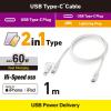 「2in1 USBケーブル/Type-C+Lightning/USB Power Delivery対応/1.0m/ホワイト MPA-CCLAD10WH」の商品サムネイル画像3枚目