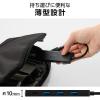 「USBHUB/USB-C/5Gpbs/USB-A×3/Type-C-×1/PD100W対応/バスパワー/4ポート/ブラック U3HC-H040PBK」の商品サムネイル画像7枚目