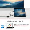 「サンワサプライ USB Type C-HDMI変換アダプタ(4K/PD対応/USBハブ付) AD-ALCPHDPD02 1個」の商品サムネイル画像5枚目