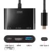 「サンワサプライ USB Type C-HDMI変換アダプタ(4K/PD対応/USBハブ付) AD-ALCPHDPD02 1個」の商品サムネイル画像9枚目