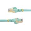 「【アウトレット】カテゴリ6A対応LANケーブル 3m/アクア Cat6A STP(シールドツイストペア)ケーブル 爪折れ防止カバー付き6ASPAT3MAQ 1個」の商品サムネイル画像3枚目