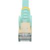 「【アウトレット】カテゴリ6A対応LANケーブル 3m/アクア Cat6A STP(シールドツイストペア)ケーブル 爪折れ防止カバー付き6ASPAT3MAQ 1個」の商品サムネイル画像4枚目