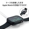「Apple Watch series8/7 45mm/フルカバーケース/プレミアムガラス/ゴリラ/高透明/ブラック AW-22AFCGOBK 1個」の商品サムネイル画像6枚目