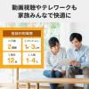 「バッファロー 無線LAN親機 11ac/n/a/g/b 866+300Mbps Ipv6対応 WCR-1166DHPL/D 1個」の商品サムネイル画像3枚目
