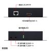 「サンワサプライ PoE対応HDMIエクステンダー(セットモデル) VGA-EXHDPOE2 1個」の商品サムネイル画像4枚目