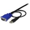 「【アウトレット】Startech.com 4.5m PC切替器KVMケーブル SVECONUS15 1個」の商品サムネイル画像2枚目