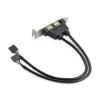「【アウトレット】Startech.com M/B接続IDC 5ピン x2 - USB x2変換ケーブル USBPLATELP 1個」の商品サムネイル画像2枚目