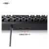 「サンワサプライ USBハブ付コンパクトキーボード SKB-KG3UH2BK 1個」の商品サムネイル画像5枚目