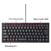 「サンワサプライ USBハブ付コンパクトキーボード SKB-KG3UH2BK 1個」の商品サムネイル画像9枚目