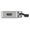 「Startech.com USBハブ USB-C マルチ変換ビデオアダプター スペースグレー ドッキングステーション CDPVDHDMDP2G 1個」の商品サムネイル画像3枚目