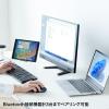 「サンワサプライ ワイヤレスマウス 無線 Bluetooth 6ボタン 中型 ブルーLED MA-BBHT616BK 1個」の商品サムネイル画像5枚目