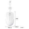 「サンワサプライ 有線マウス 静音 3ボタン 小型 ブルーLED MA-MBSK315W 1個」の商品サムネイル画像6枚目