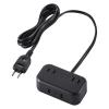 「エレコム USB充電器 電源タップ コンセント×2 USB-C×1 USB-A×2 1.5m 黒 ECT-25215BK 1個」の商品サムネイル画像2枚目