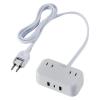 「エレコム USB充電器 電源タップ コンセント×2 USB-C×1 USB-A×2 1.5m 白 ECT-25215WH 1個」の商品サムネイル画像2枚目