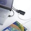 「サンワサプライ USB3.2 Gen1 4ポートハブ(4ポート・セルフ/バスパワー両用) USB-3H418BKN 1個」の商品サムネイル画像3枚目