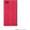 「【アウトレット】MSソリューションズ iPhone 8 Plus/7 Plus 薄型PUレザーフラップケース ピンク LP-I7SPLPPK 1個」の商品サムネイル画像2枚目