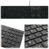 「オーム電機 有線USBキーボード ブラック 01-3514 1個」の商品サムネイル画像2枚目