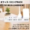 「朝日電器 LEDランプスイッチ付タップ4個口2m WLS-LU42EB(W) 1個」の商品サムネイル画像3枚目
