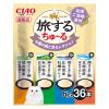 「いなば CIAO チャオ 旅するちゅーる 4種の鶏と貝セレクション 国産 (6g×36本)2袋 ちゅ〜る キャットフード 猫用 おやつ」の商品サムネイル画像2枚目