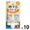 「いなば CIAO チャオ 旅するちゅーる 深みだしセレクション 国産 (6g×6本)10袋 ちゅ〜る キャットフード 猫用 おやつ」の商品サムネイル画像1枚目