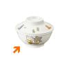 「こぐまちゃん 飯茶碗 小 104×48mm J30KO 1個 メラミン食器 食洗機可 給食 日本製 国際化工」の商品サムネイル画像2枚目