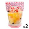 「【ワゴンセール】清水食品 フルーツみつ豆 220g 1セット（1個×2）パウチ（わけあり品）」の商品サムネイル画像1枚目