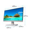 「アイ・オー・データ機器 USB TypeーC搭載 21.5型ワイド液晶ディスプレイ ホワイト LCD-C222SDW 1台」の商品サムネイル画像2枚目