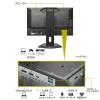 「アイ・オー・データ機器 USB TypeーC搭載 23.8型ワイド液晶ディスプレイ ブラック 高機能台座 LCD-C242SDB-F 1台」の商品サムネイル画像3枚目