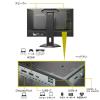 「アイ・オー・データ機器 USB TypeーC搭載 27型ワイド液晶ディスプレイ ブラック 高機能台座 LCD-C272SDB-F 1台」の商品サムネイル画像3枚目